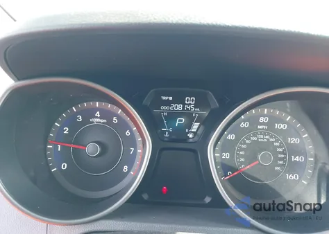 2013 Hyundai Elantra Gls z USA, uszkodzony, nr VIN 5NPDH4AE7DH424070